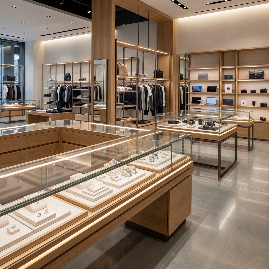 Retail store display visual merchandising