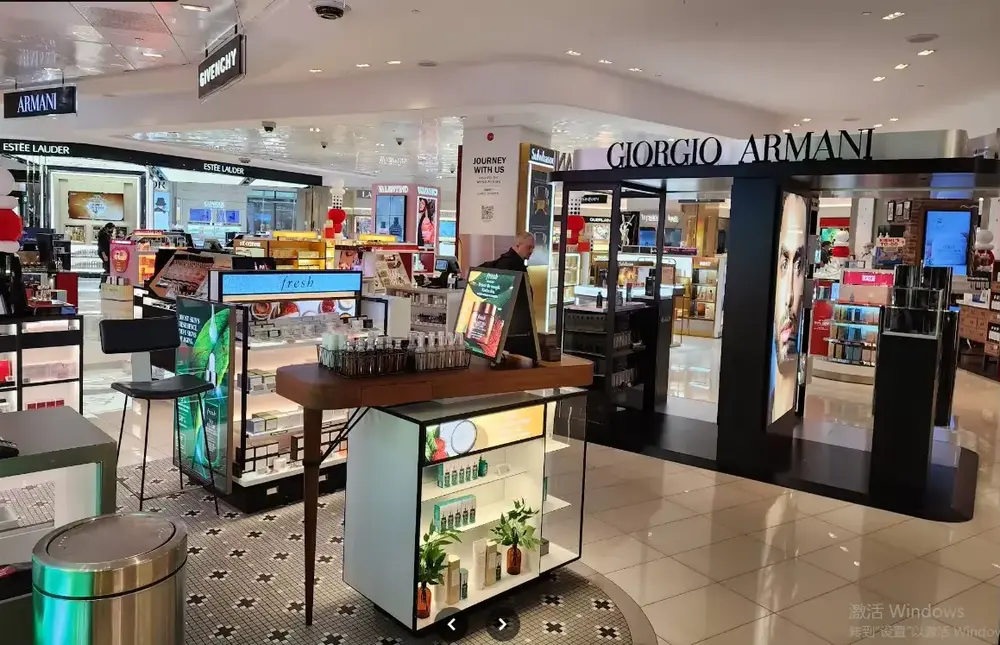 Einkaufszentrum-Kioske