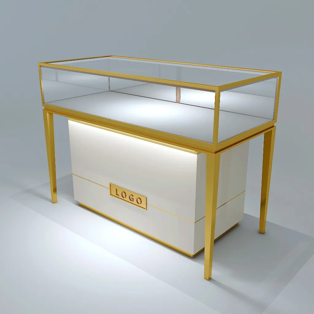 Retail Jewelry Display Cabinet - Glass Counter with LED Lighting - Image 5