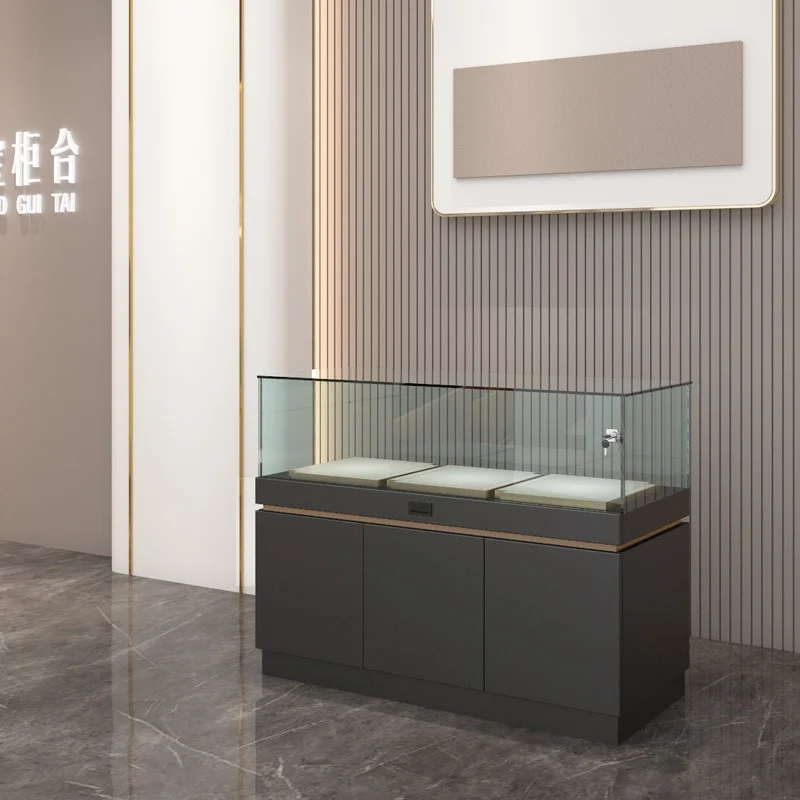 Современная Витрина для Ювелирного Магазина - Стеклянный Прилавок - Image 5